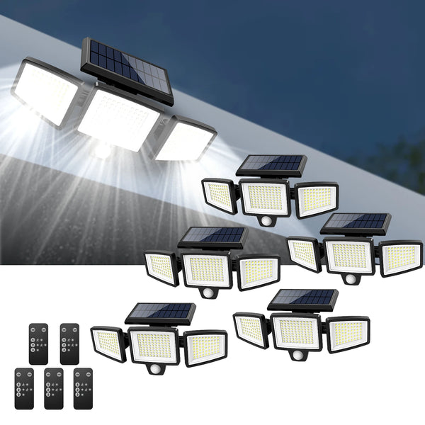 Outdoor Waterproof Solar LED Light for Porches Garages Yard Entrances