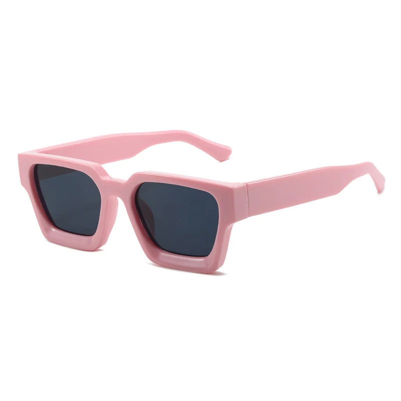 Retro Square Tinted Sunglasses – UV400