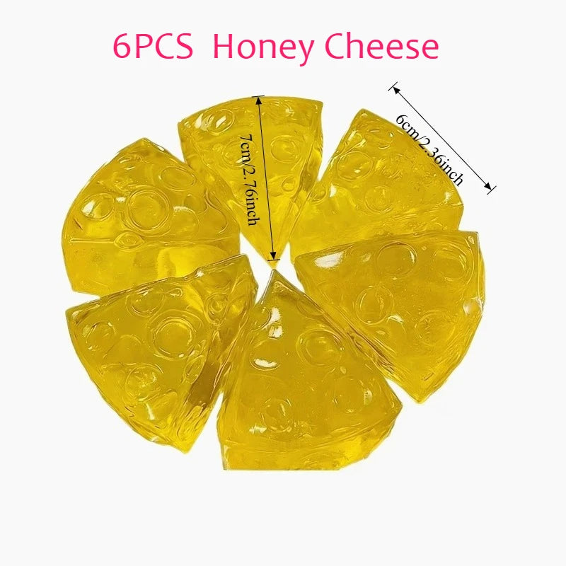 Squishy Mochi Cheese Fidget Squeeze Toy