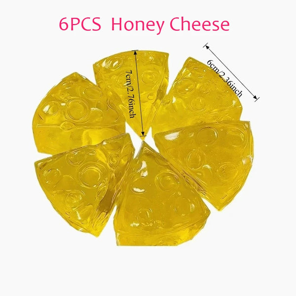 Squishy Mochi Cheese Fidget Squeeze Toy