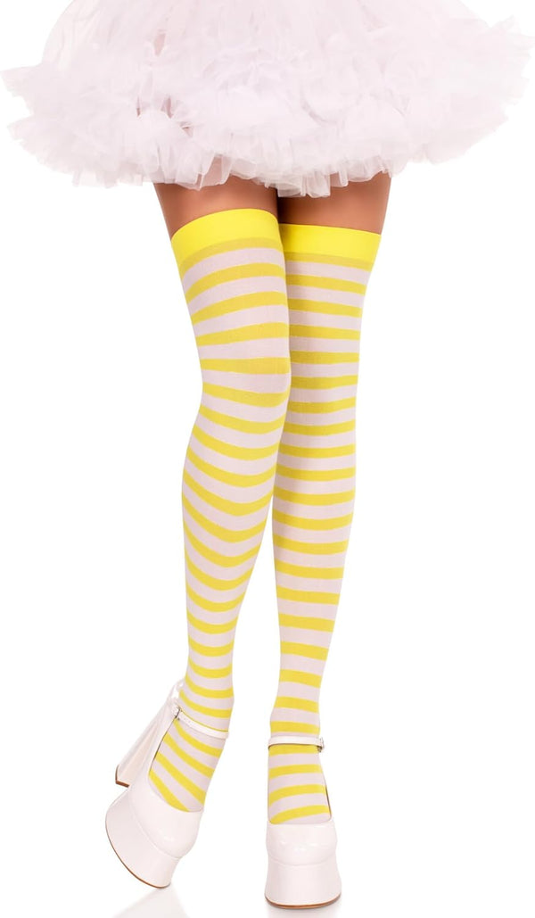 Striped Nylon Stockings