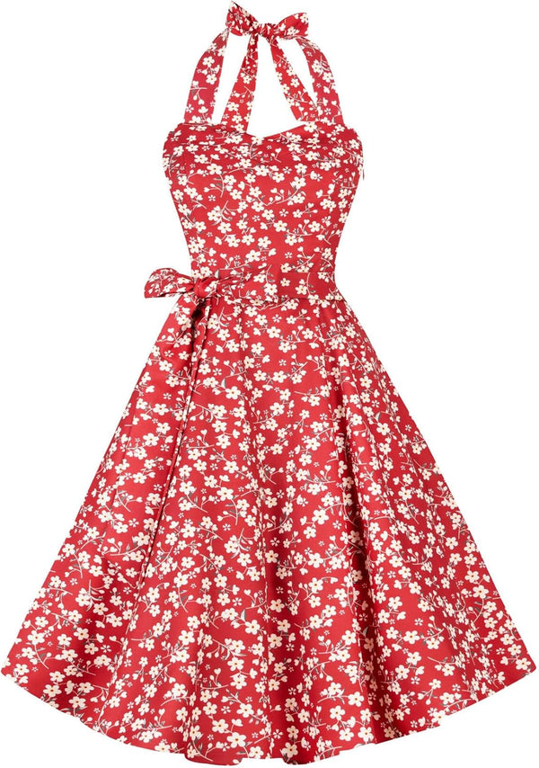 Casual Sundress Halter Cocktail Dresses Spring Dress