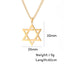 Star of David Necklace Pentagon Vintage