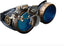 Victorian Steampunk Goggles with Compass & Ocular Loupe