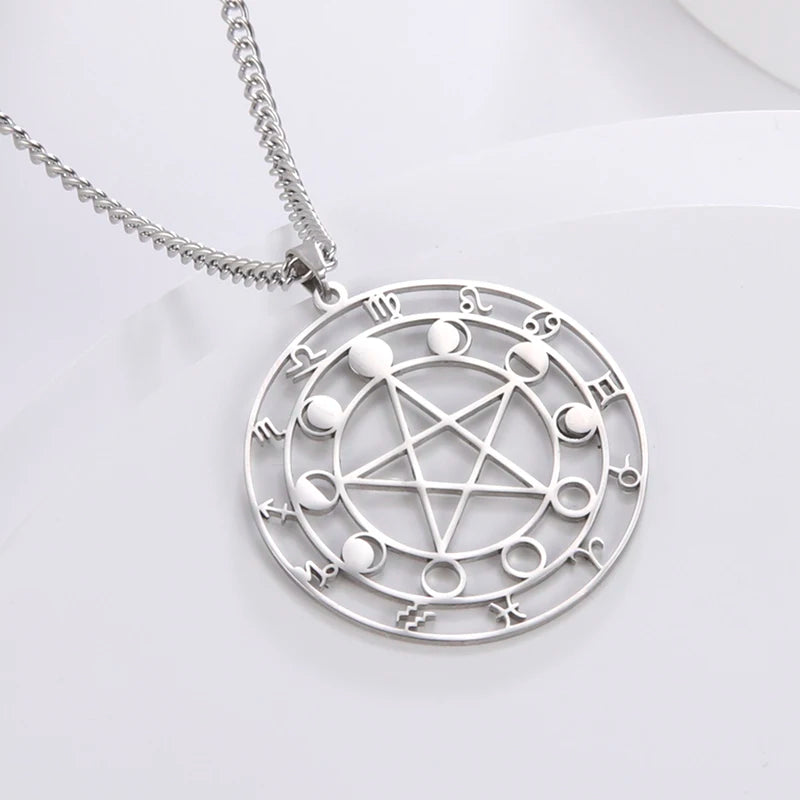 Stainless Steel Pentagram Necklace