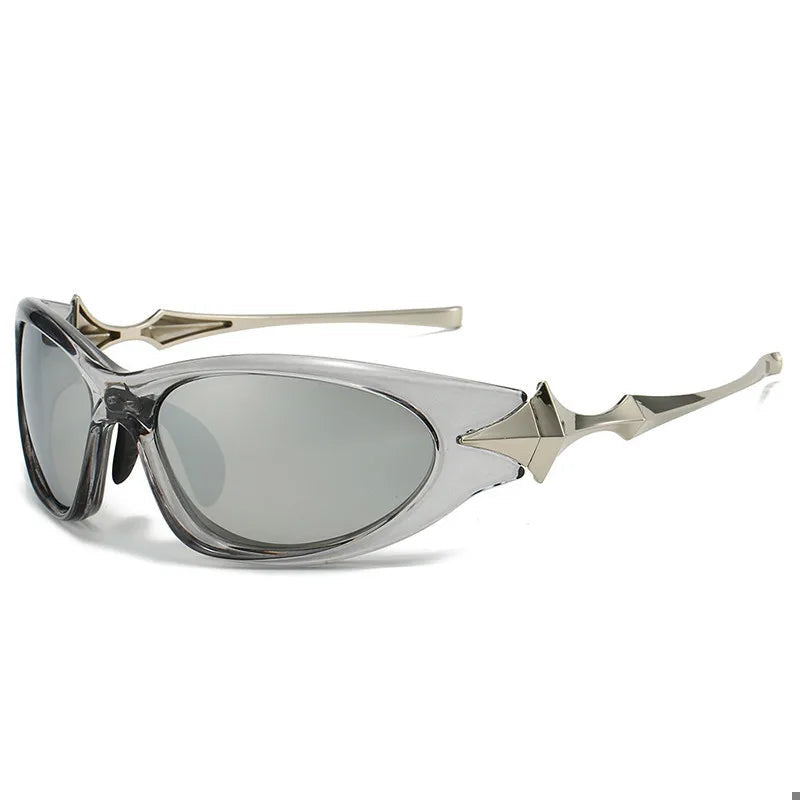 Futuristic Y2K Steampunk Sport Sunglasses