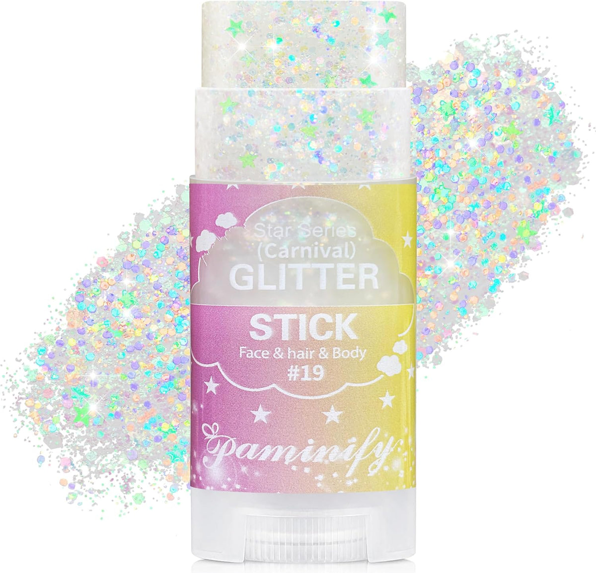 Blue Hair Glitter Stick,Royal Blue Face Glitter Stick,Blue School Spirit Day Accessories,Waterproof Singer Concert Halloween Chunky Sequins Makeup,Cheer Glitter for Football Sports Game Day
