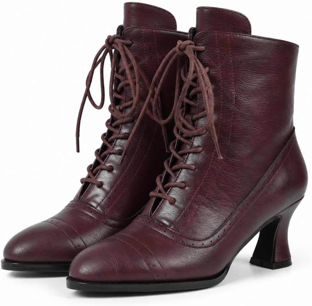 Victorian Boots For Women Vintage Renaissance Witch Shoes
