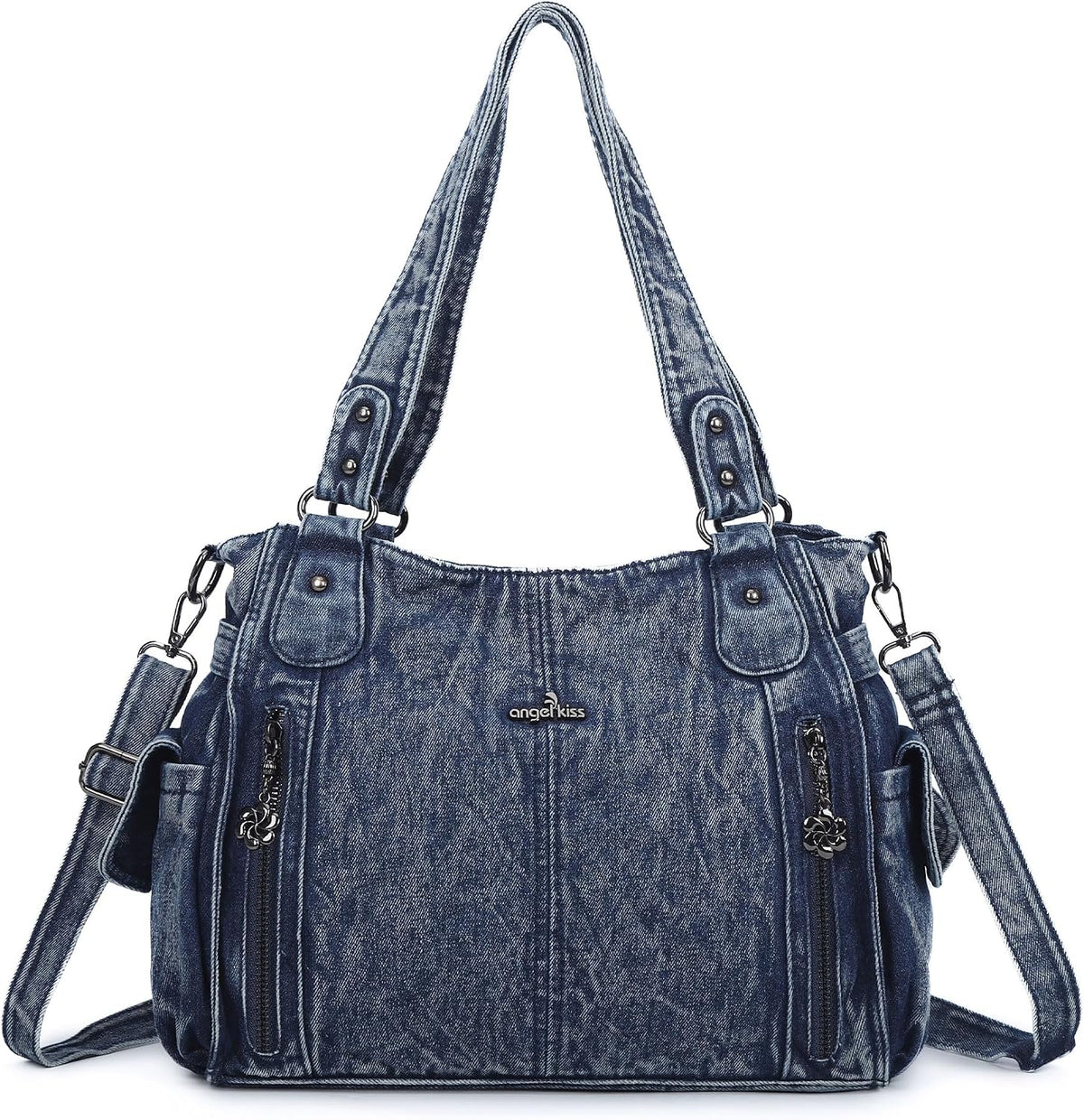 Top-Handle PU Hobo Tote — Roomy Casual Shoulder Satchel