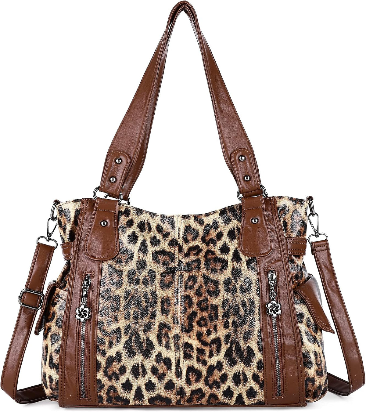 Top-Handle PU Hobo Tote — Roomy Casual Shoulder Satchel