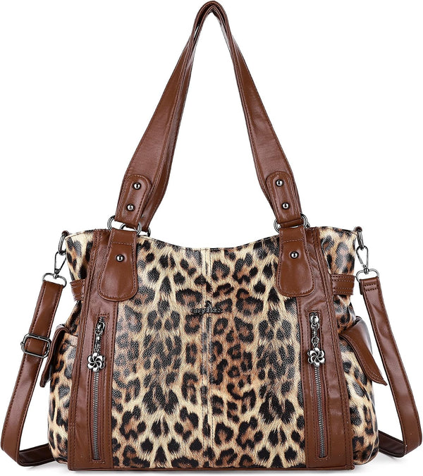 Top-Handle PU Hobo Tote — Roomy Casual Shoulder Satchel