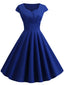 Vintage Swing Dress - 1950s Rockabilly Pin-Up Style