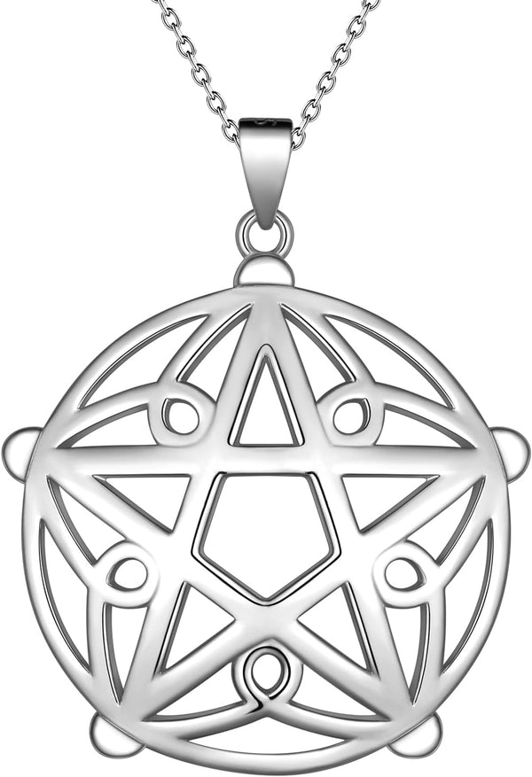 Sterling Silver Pentagram Necklace