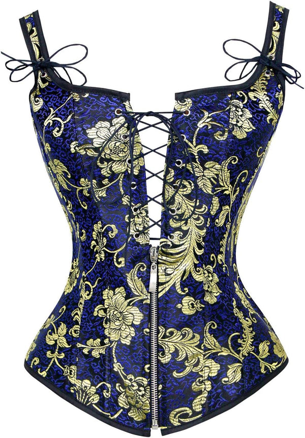 Renaissance Boned Corset with Garters