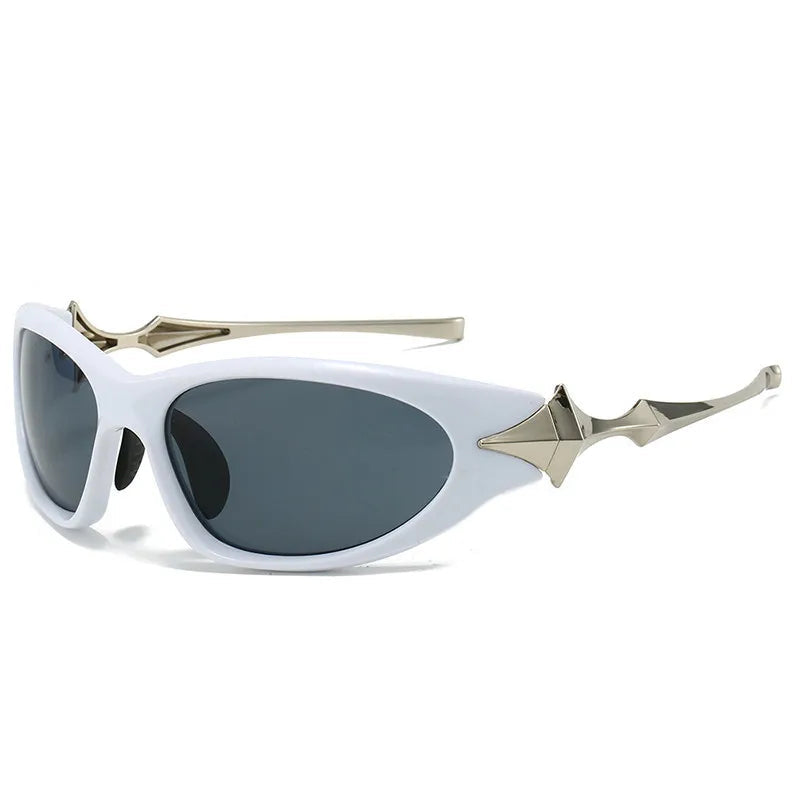 Futuristic Y2K Steampunk Sport Sunglasses