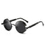 Round Reflective Retro Punk Sunglasses