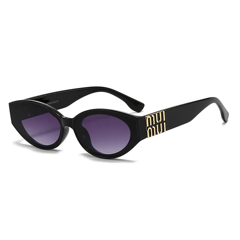 Oval Glamour Unisex Fashion Sunglasses – UV400