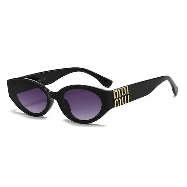Oval Glamour Unisex Fashion Sunglasses – UV400
