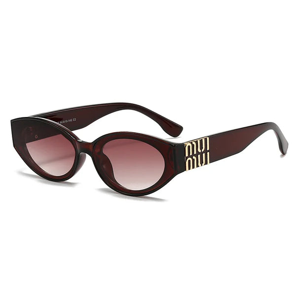 Oval Glamour Unisex Fashion Sunglasses – UV400