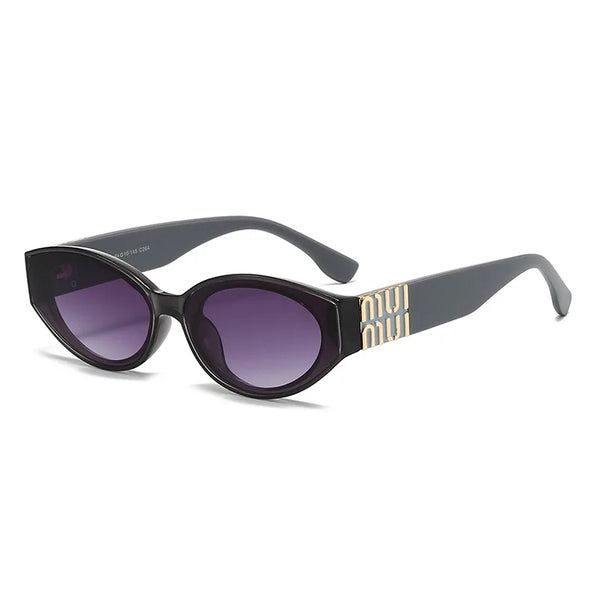 Oval Glamour Unisex Fashion Sunglasses – UV400