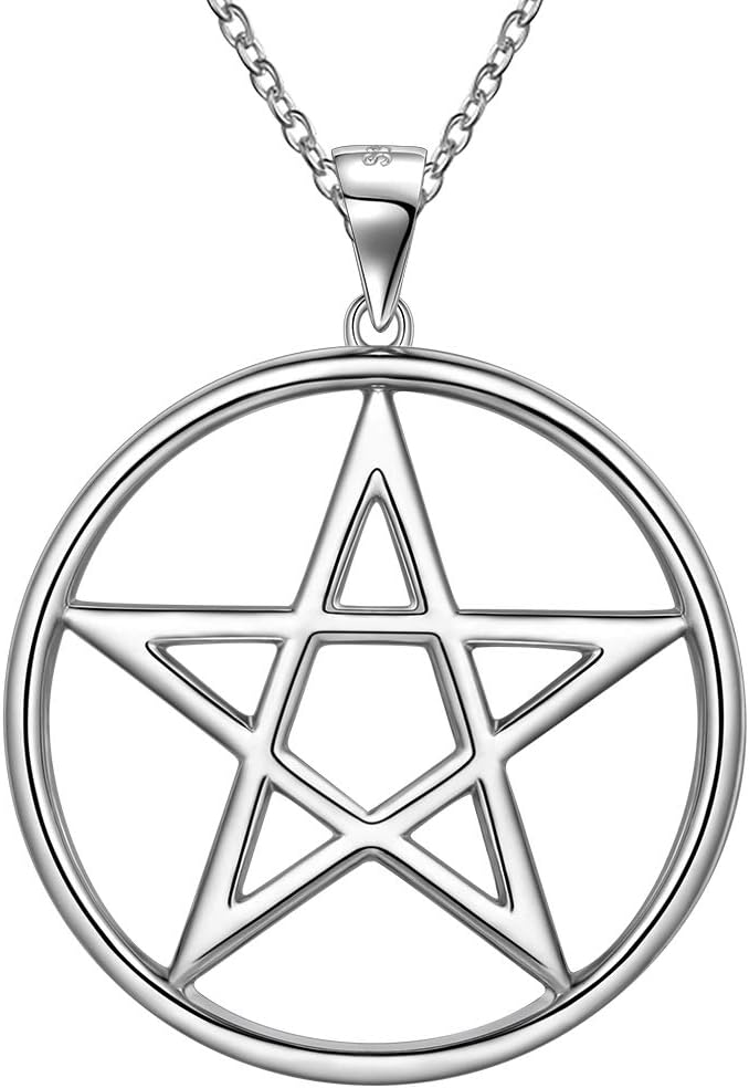 Sterling Silver Pentagram Necklace