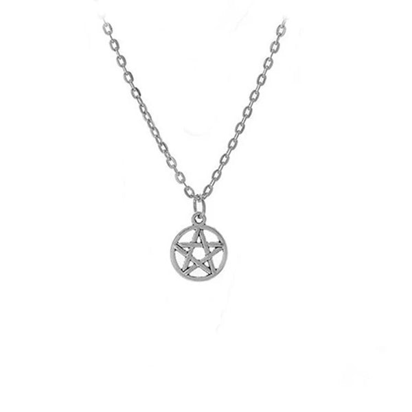 Pentagram Necklace - Wiccan Pendant Jewelry