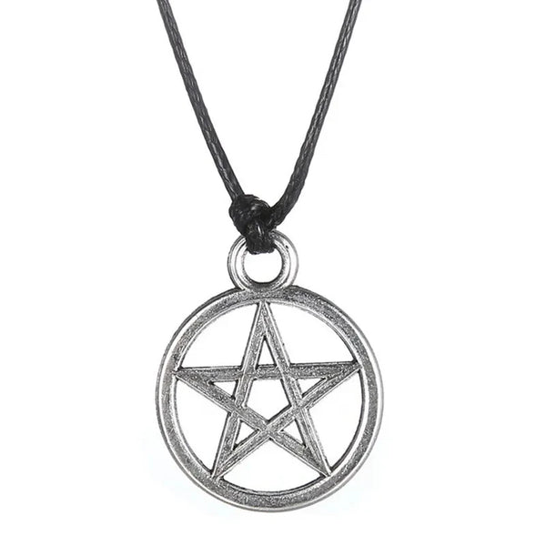 Pentagram Necklace - Wiccan Pendant Jewelry