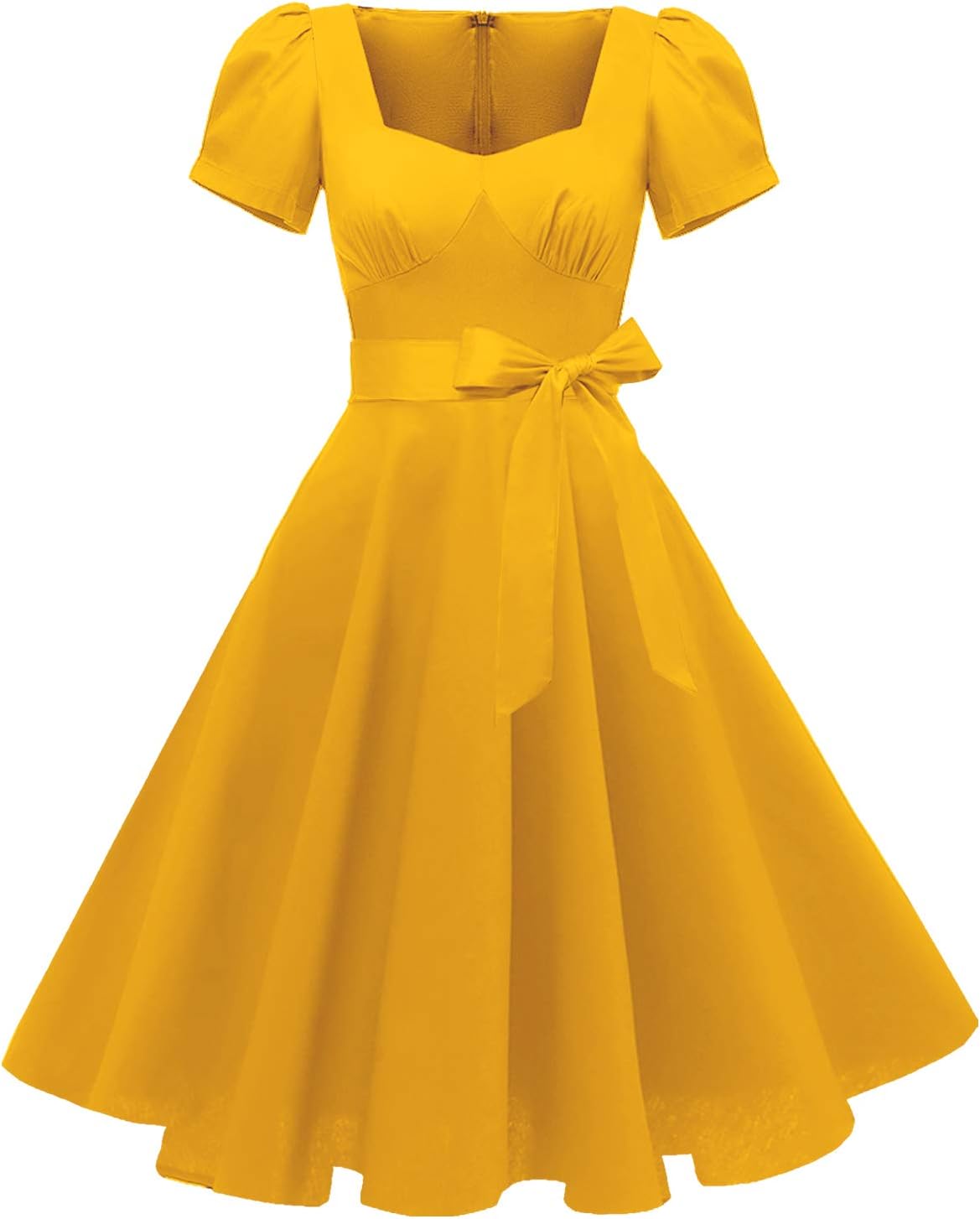 Vintage Swing Dress - 1950s Rockabilly Pin-Up Style