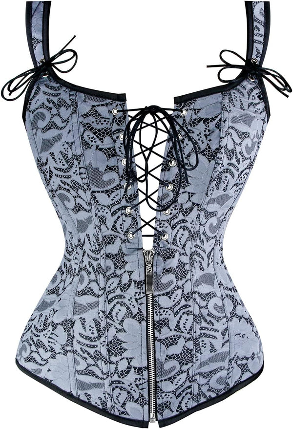 Renaissance Boned Corset with Garters