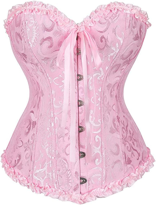 Lace Push-Up Bustier Shapewear Bodysuit