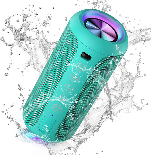 Ortizan 24W Bluetooth Speaker with LED Lights – 30H Battery