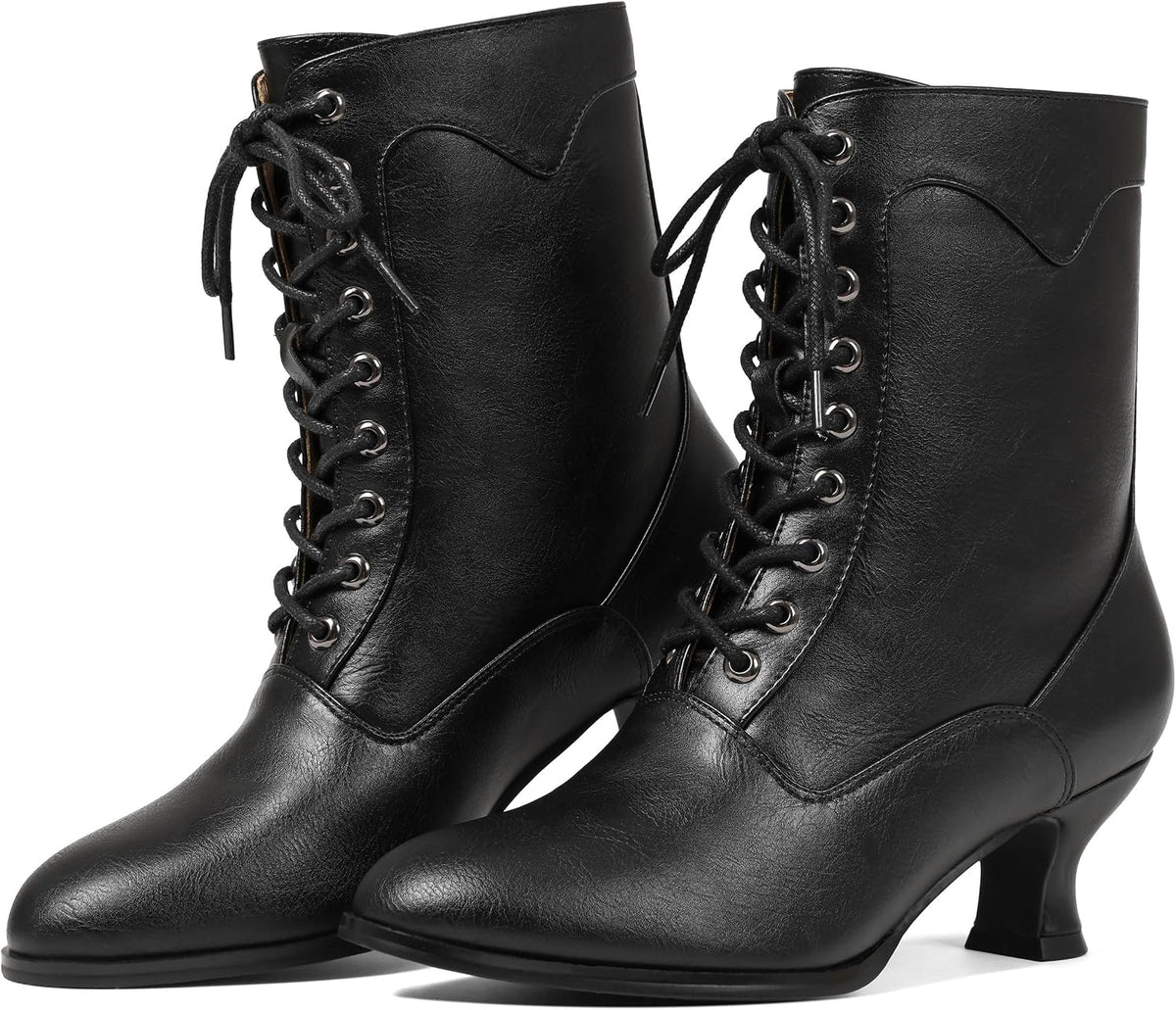 Victorian Boots For Women Vintage Renaissance Witch Shoes