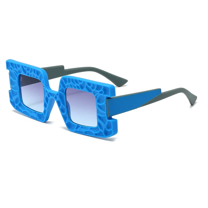 Square Concave Y2K Steampunk Sunglasses – UV400