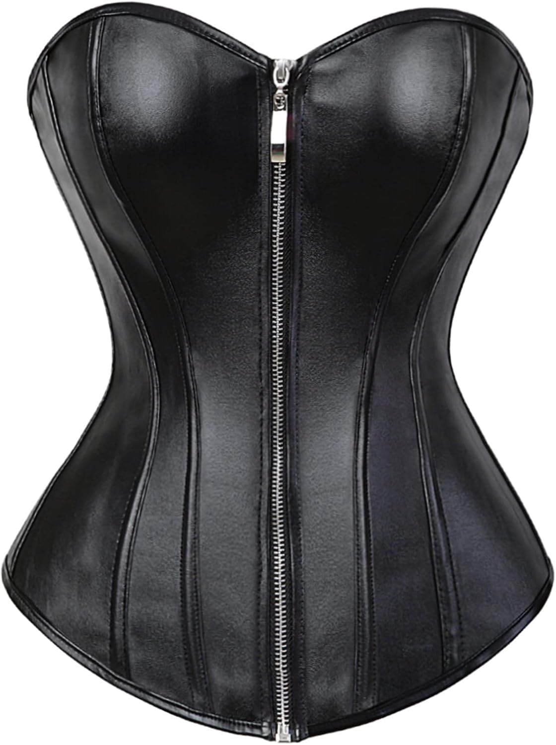 Gothic Faux Leather Steampunk Corset