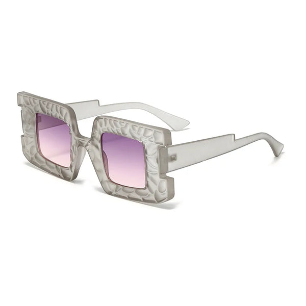 Square Concave Y2K Steampunk Sunglasses – UV400