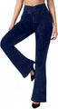Stretchy Jeans For Women Flare Jeggings Leggings With Pockets