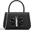 Patent Leather Top-Handle Evening Clutch