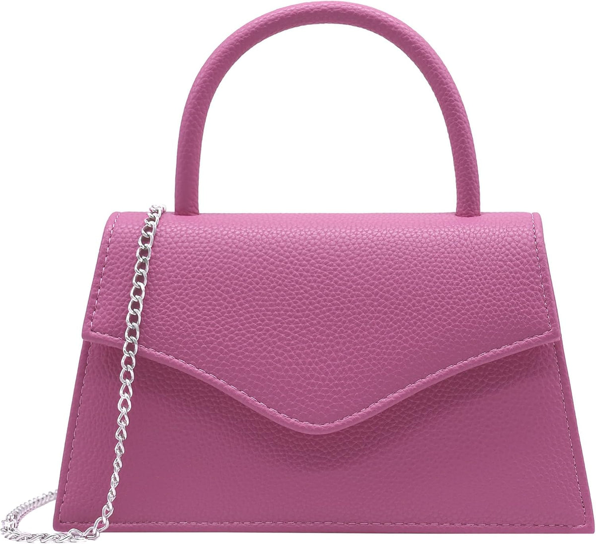 Patent Leather Top-Handle Evening Clutch Main image