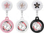 3X Retractable Clip-On Lapel Nurse Watch