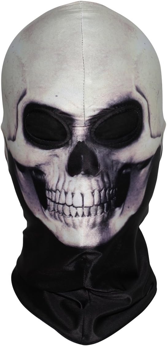 WTACTFUL 3D Scary Skeleton Mask Skull Mask Grim Reaper Mask for Halloween