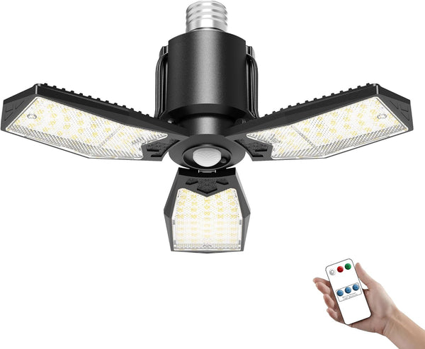 Motion Sensor Garage LED Light Bulb Indoor for Basement, Attic (1 Pack)
