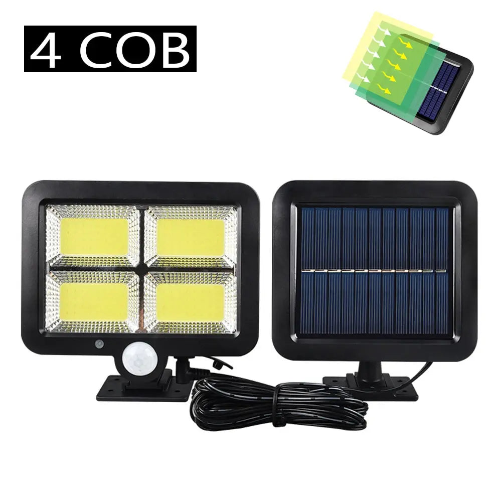 Outdoor Motion Sensor Solar LED Light Waterproof Emergency Street Garden Porch LED Lightin