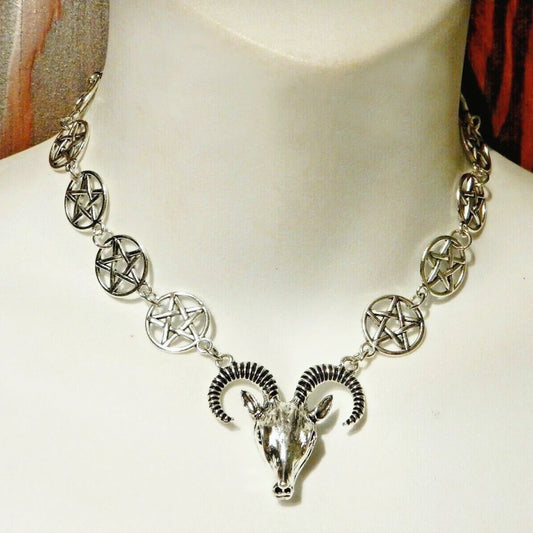 Pentagram Necklace - Wiccan Pendant Jewelry