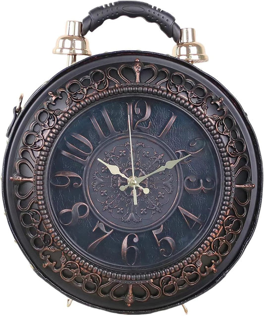 PVC Clock-Shaped Crossbody Handbag