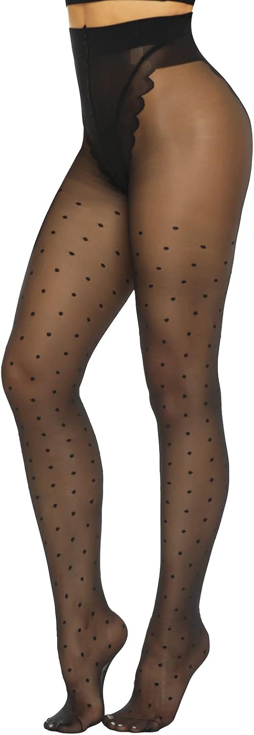 Patterned Sheer Tights – 20 Denier