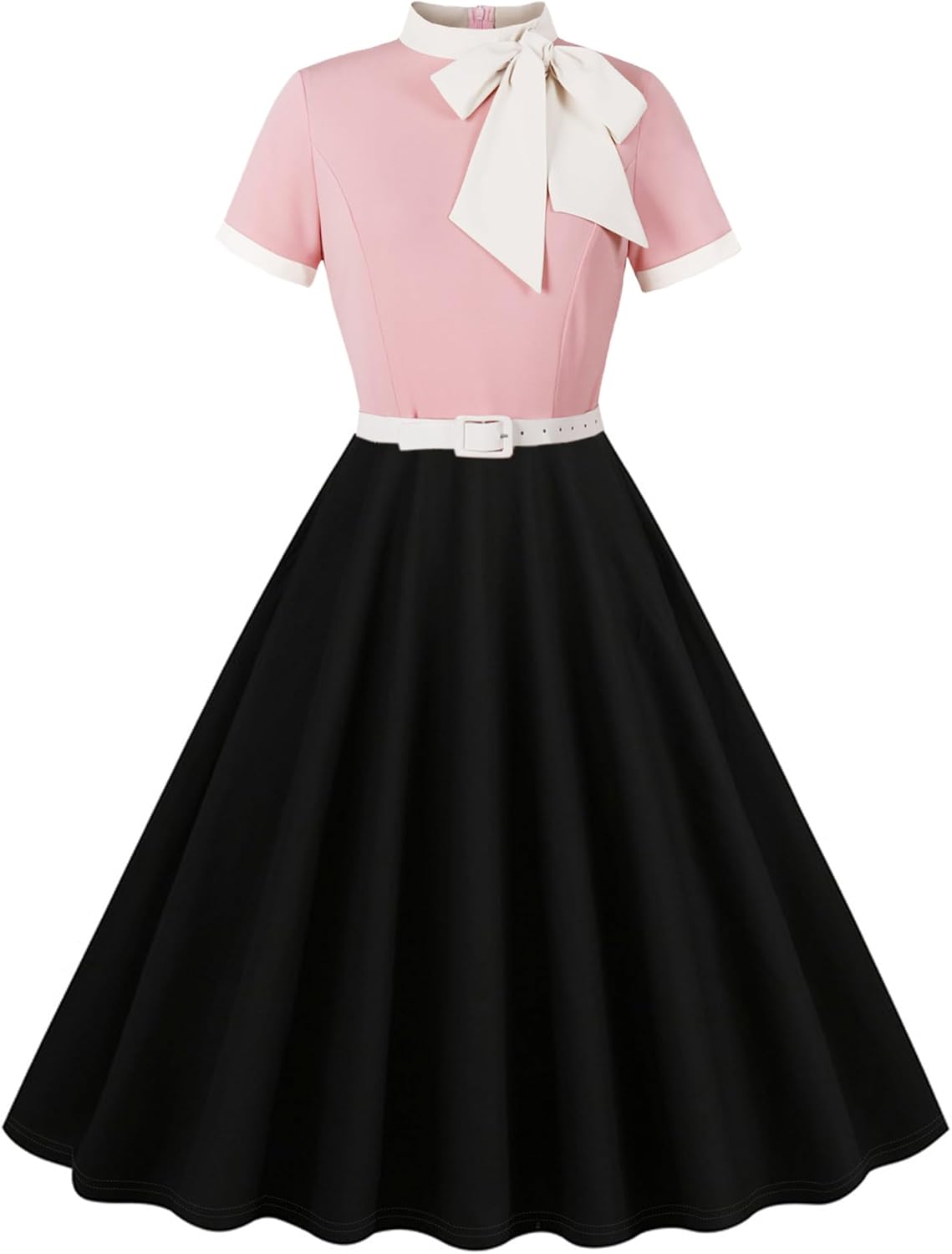 Vintage Swing Dress - 1950s Rockabilly Pin-Up Style