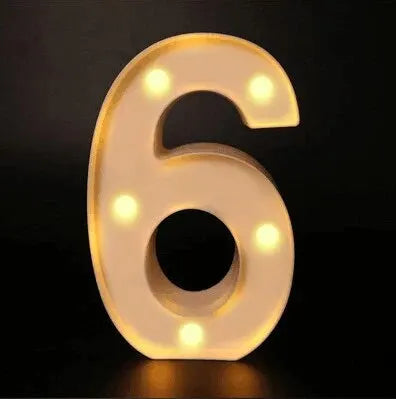 Number Letter Lamp Luminous Alphabet LED Light for Home Wedding Birthday Christmas Party Decoration