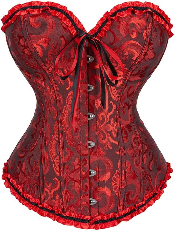 Lace Push-Up Bustier Shapewear Bodysuit
