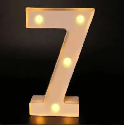 Number Letter Lamp Luminous Alphabet LED Light for Home Wedding Birthday Christmas Party Decoration
