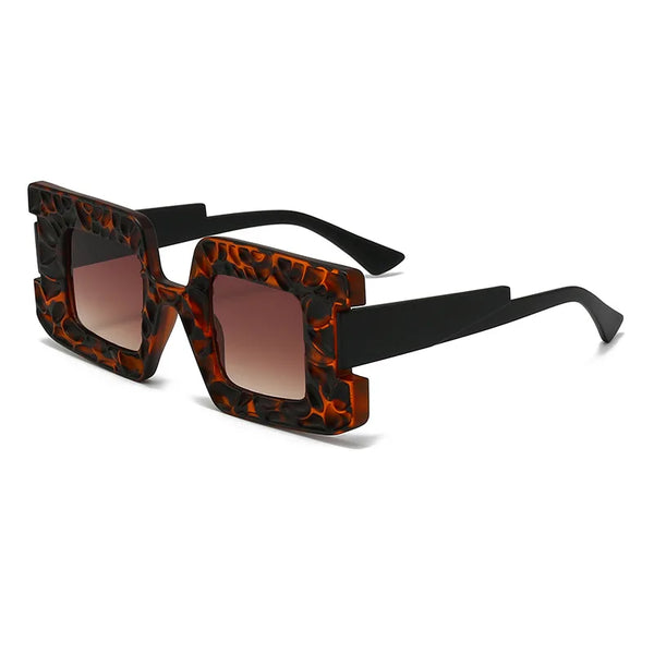 Square Concave Y2K Steampunk Sunglasses – UV400